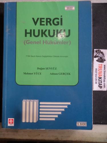 Vergi Hukuku ( Genel Hükümler )