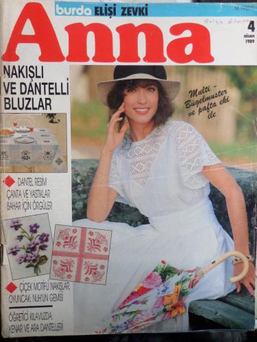 Anna Burda Elişi Zevki 1989 / 4 (Paftalı)