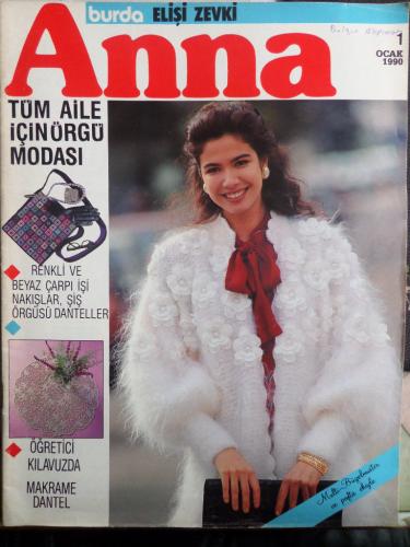 Anna Burda Elişi Zevki 1990 / 1 (Paftalı)