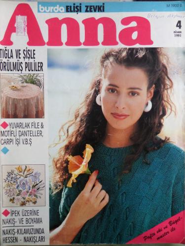 Anna Burda Elişi Zevki 1991 / 5 (Paftalı)