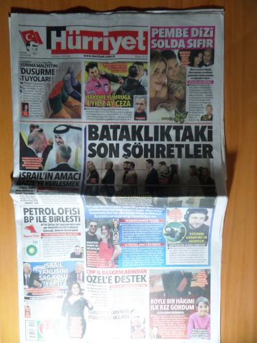 Hürriyet Gazetesi 12 Kasım 2024 - Bataklıktaki Son Şöhretler (2 Adet Eki İle)
