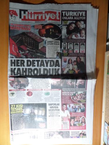 Hürriyet Gazetesi 23 Ocak 2025 - Her Detayda Kahrolduk