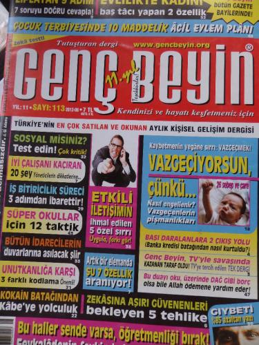 Genç Beyin 2012 / 113