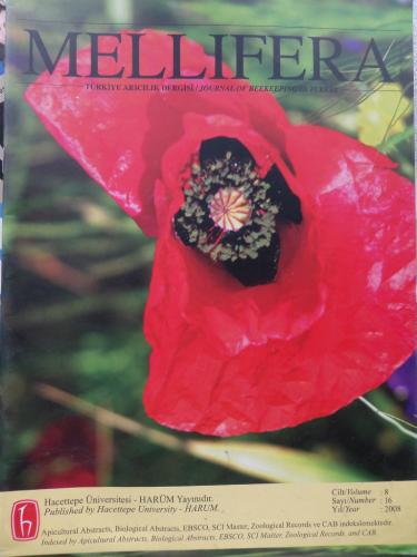 Mellifera Türkiye Arıcılık Dergisi 2008 / 16