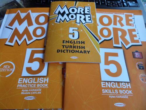More & More 5 ( Practice Book + Skills Book + English-Turkish Dictiona
