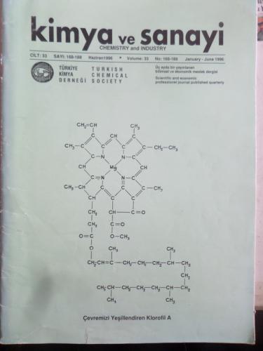 Kimya ve Sanayi 1996 / 168-188