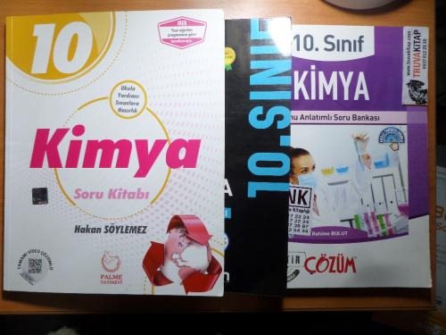 Üniversite Sınavlarına Hazırlık - 10. Sınıf Kimya Soru Bankası / 3 Adet