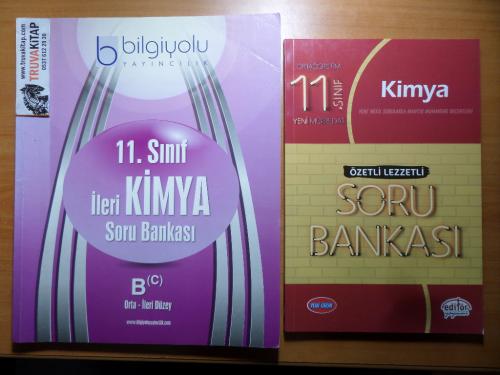 Üniversite Sınavlarına Hazırlık - 11. Sınıf Kimya Soru Bankası / 2 Adet