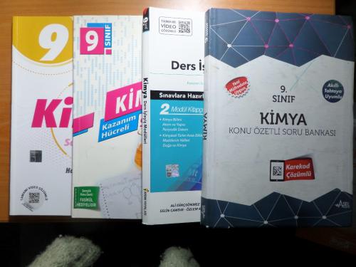 Üniversite Sınavlarına Hazırlık - 9 Sınıf Kimya Soru Bankası ve Ders İşleyiş Modülleri / 4 Adet