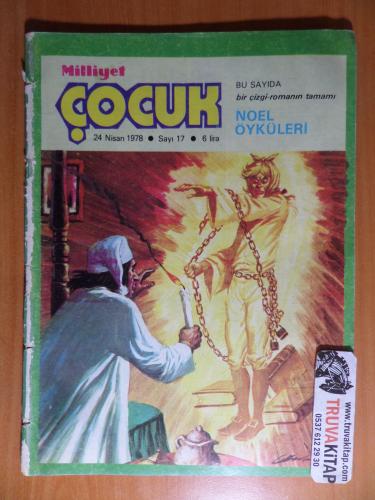Milliyet Çocuk 1977 / 17 - Bu Sayıda Bir Çizgi Romanın Tamamı Noel Öyk