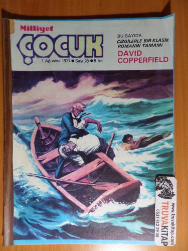 Milliyet Çocuk 1977 / 28 - Bu Sayıda Çizgilerle Bir Klasik Romanın Tam
