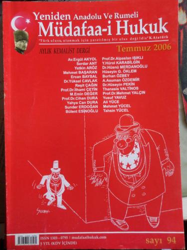 Yeniden Anadolu Ve Rumeli Müdafaa-i Hukuk 2006 / 94