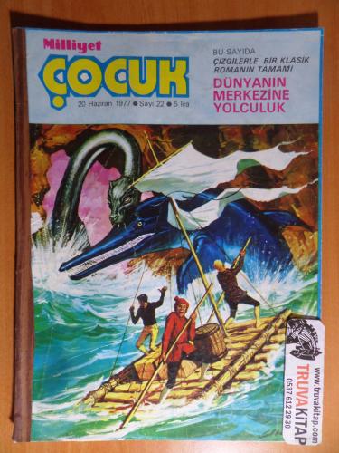 Milliyet Çocuk 1977 / 22 - Bu Sayıda Çizgilerle Bir Klasik Romanın Tam