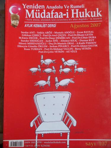 Yeniden Anadolu ve Rumeli Müdafaa-i Hukuk 2007 / 107