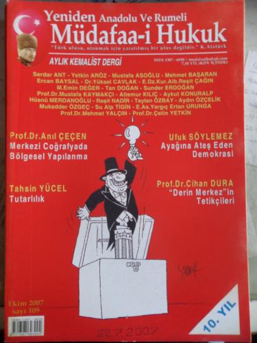 Yeniden Anadolu ve Rumeli Müdafaa-i Hukuk 2007 / 109
