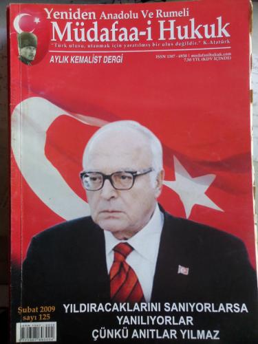 Yeniden Anadolu ve Rumeli Müdafaa-i Hukuk 2009 / 125