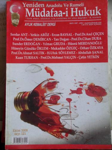 Yeniden Anadolu ve Rumeli Müdafaa-i Hukuk 2008 / 121