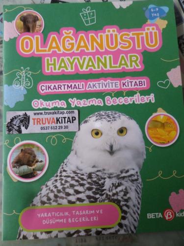 Olağanüstü Hayvanlar Çıkartmalı Aktivite Kitabı