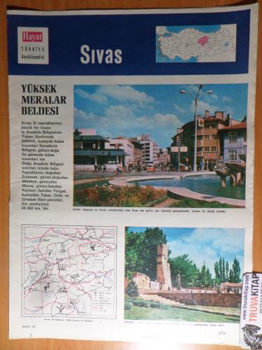 Hayat Türkiye Ansiklopedisi İl Fasikülü Sivas - Yüksek Meralar Ülkesi
