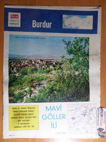 Hayat Türkiye Ansiklopedisi İl Fasikülü Burdur - Mavi Göller İli