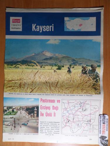 Hayat Türkiye Ansiklopedisi İl Fasikülü Kayseri - Pastırması ve Erciyeş Dağı İle Ünlü İl