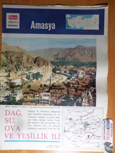 Hayat Türkiye Ansiklopedisi İl Fasikülü Amasya - Dağ, Su, Ova ve Yeşillik İli