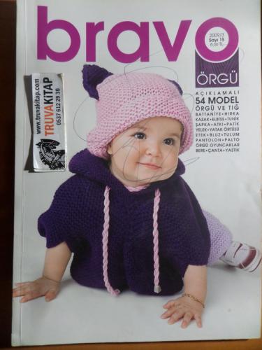 Bravo Örgü 2009 / 3 - 15 - Açıklamalı 54 Model Örgü Ve Tığ