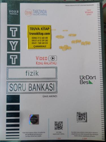 TYT Fizik Soru Bankası Ümit Akıncı