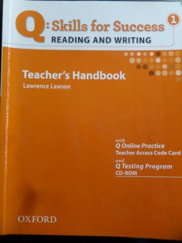Q: Skills for Success Reading And Writing 1 Teacher's Handbook