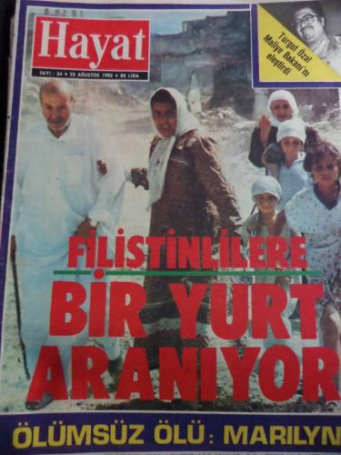 Hayat 1982 / 34 - Filistinlilere Bir Yurt Aranıyor