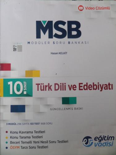 10. Sınıf Türk Dili Ve Edebiyatı Modüler Soru Bankası Hasan Kelkit
