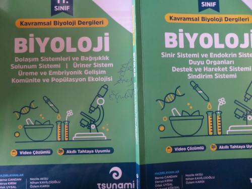 11. Sınıf Kavramsal Biyoloji Dergileri / 2 Adet