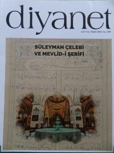 Diyanet Aylık Dergi 2022 / 383