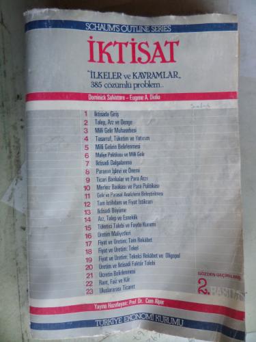 İktisat - İlkeler ve Kavramlar 385 Çözümlü Problem