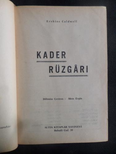 Kader Rüzgarı Erskine Cadwell