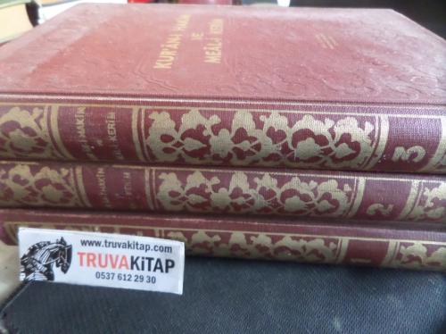 Kur'an-ı Hakim ve Meal-i Kerim / 3 Cilt