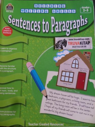 Sentences To Paragraphs Grades 2-3