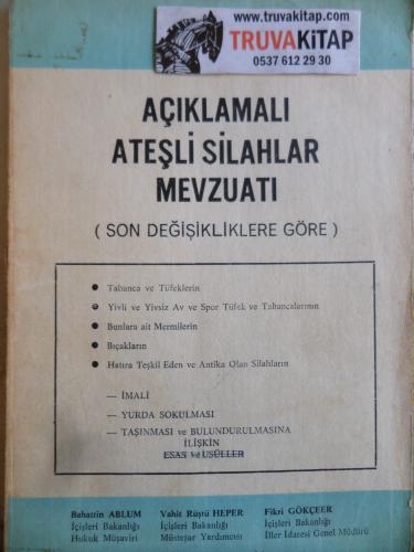 Açıklamalı Ateşli Silahlar Mevzuatı