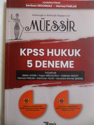 Müessir KPSS Hukuk 5 Deneme Metin Aydın
