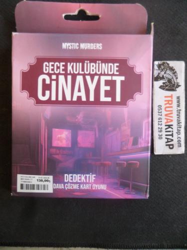 Gece Kulübünde Cinayet Dedektif Dava Çözme Kart Oyunu