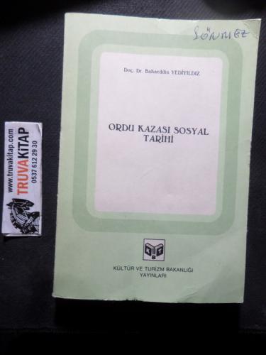 Ordu Kazası Sosyal Tarihi