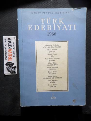 Türk Edebiyatı 1966