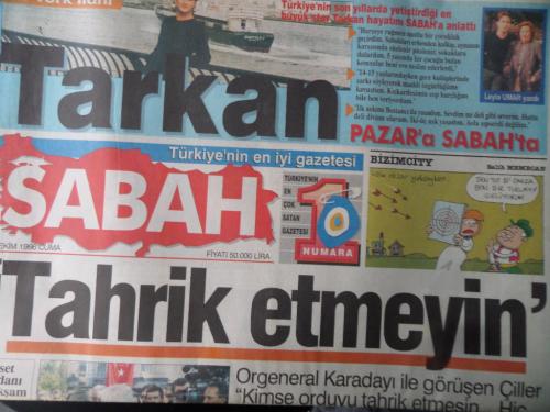 Sabah Gazetesi 4 Ekim 1996 - Tahrik Etmeyin