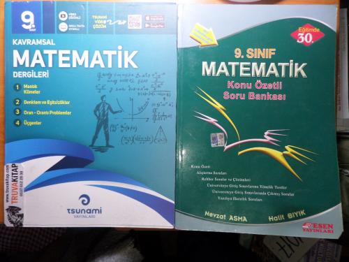 9. Sınıf Matematik Kitapları / 2 Adet