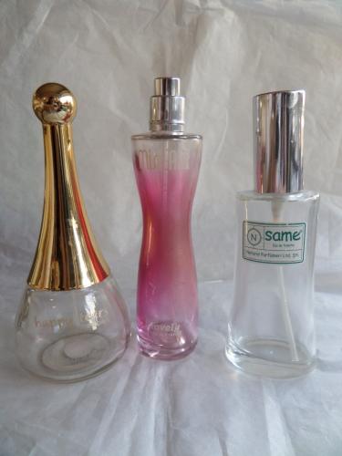 Parfüm Şişesi Mutelif - 3 Adet (Boş)