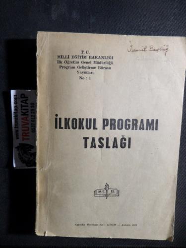 İlkokul Programı Taslağı