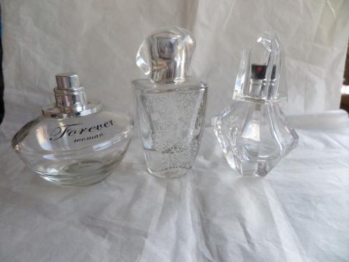 Parfüm Şişesi Mutelif - 3 Adet (Boş)