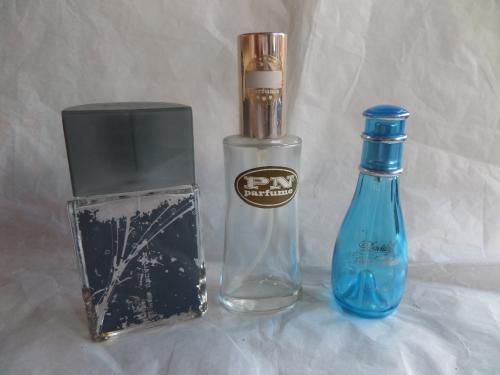 Parfüm Şişesi Mutelif - 3 Adet (Boş)