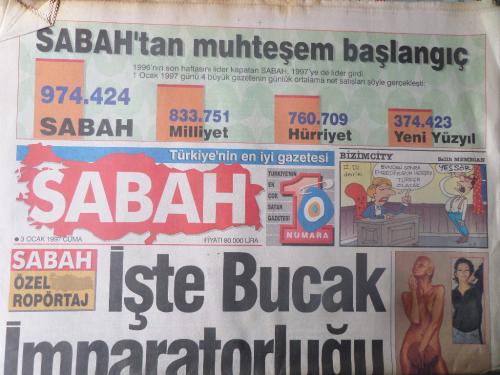 Sabah Gazetesi 3 Ocak 1997 - İşte Bucak İmparatorluğu