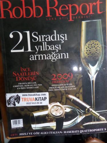 Robb Report Lüks Stil Dergisi 2008 / Aralık